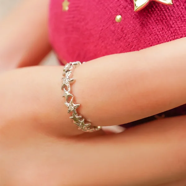 Silver Starry Ring