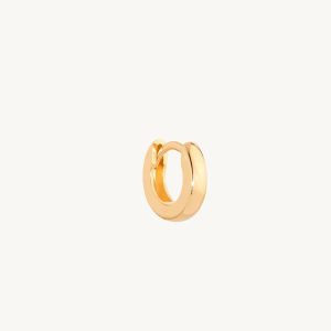 Chubby Huggy Gold Hoop Earrings (single)