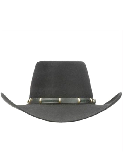 The Boss 100X Cowboy Hat-Black-3.5" Brim, 4" Crown - Image 3