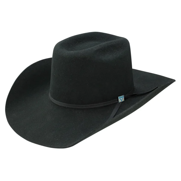 9TH ROUND 100X Premier Cowboy Hat - Black - Image 2