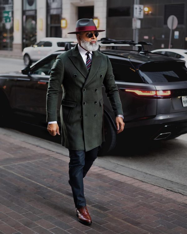 Eerguson Fedora - Slate+Burgundy [Fast shipping and box packing] - Image 10