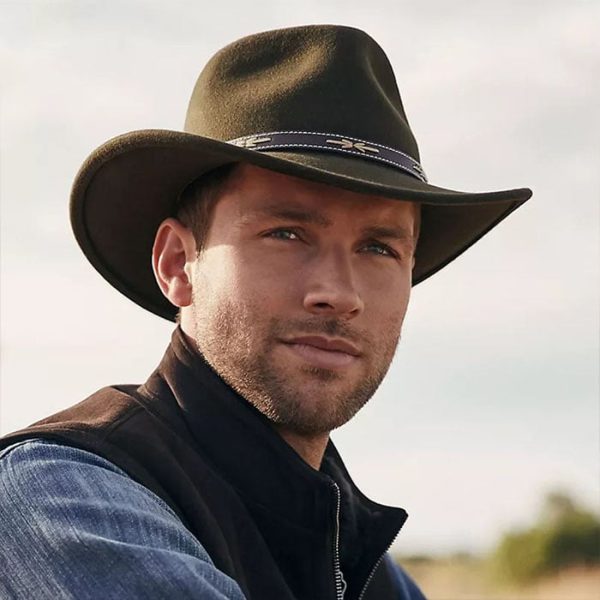 Crushable Wool Cowboy Hat - Image 4