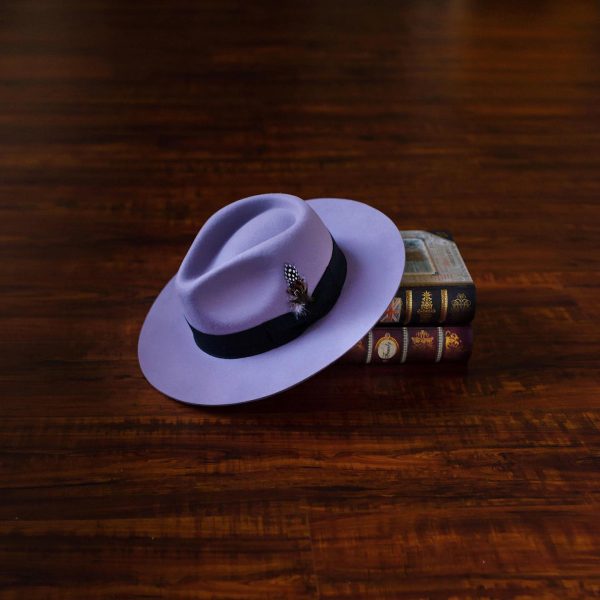 Eerguson Fedora - Lavender+Black[Fast shipping and box packing] - Image 3