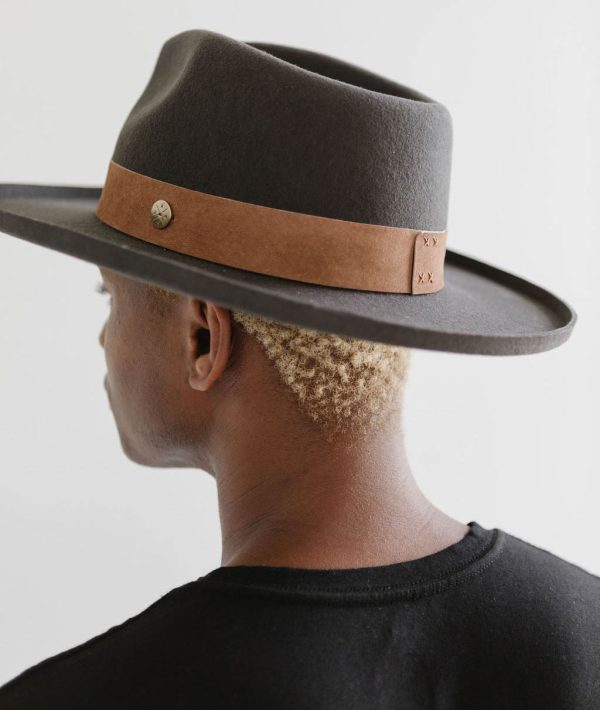 ECHO PARK FEDORA HAT-  BLACK [Fast shipping and box packing] - Image 7