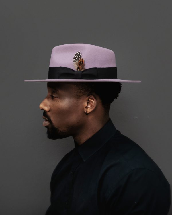 Eerguson Fedora - Lavender+Black[Fast shipping and box packing] - Image 2