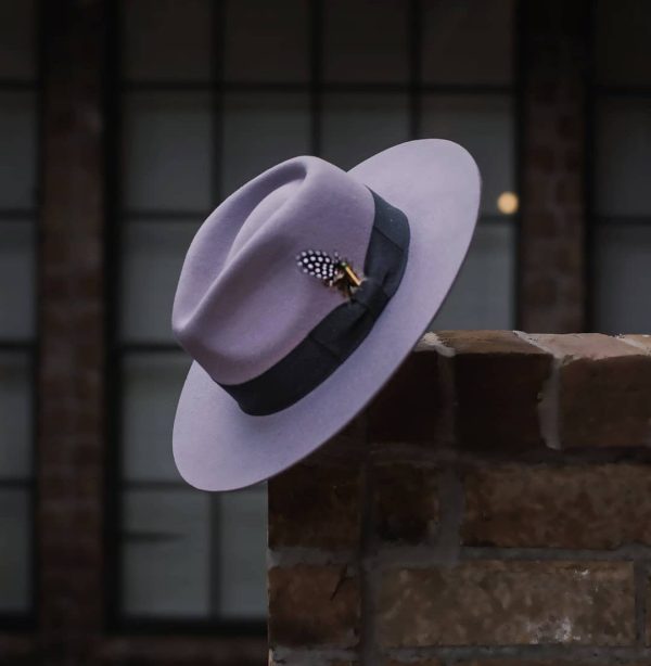 Eerguson Fedora - Lavender+Black[Fast shipping and box packing] - Image 5