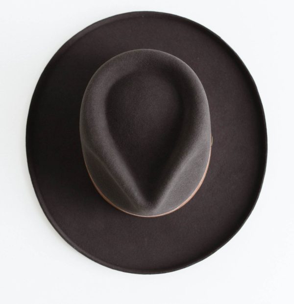 ECHO PARK FEDORA HAT-  BLACK [Fast shipping and box packing] - Image 5