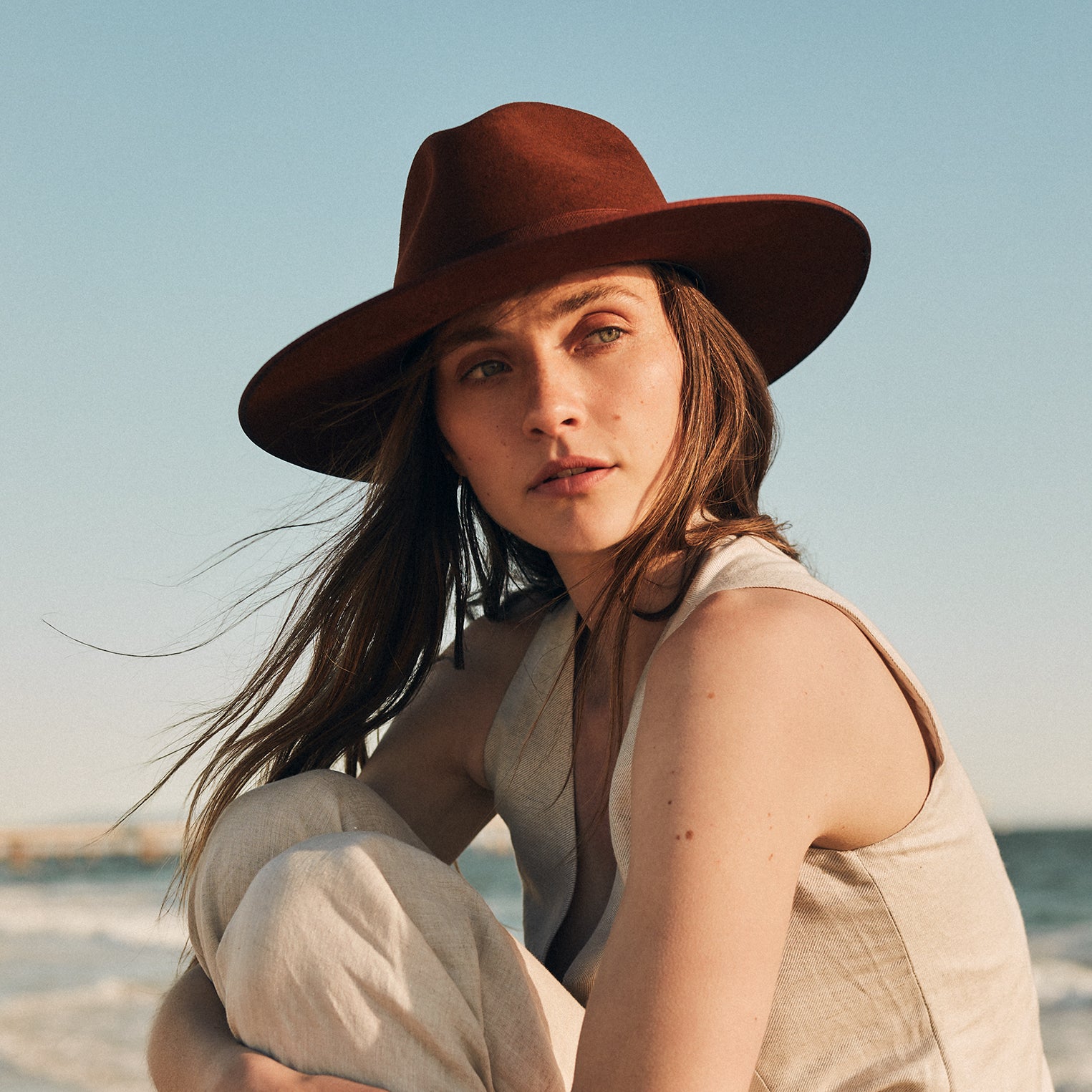 MIDTOWN WIDE FLAT BRIM HAT - Image 8