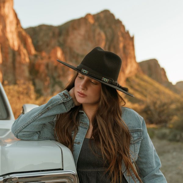 Helix Flat Brim Western Hat - Image 2