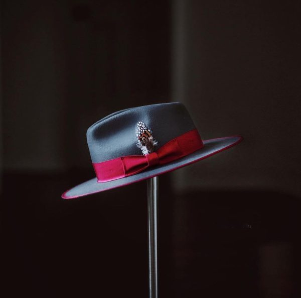 Eerguson Fedora - Slate+Burgundy [Fast shipping and box packing] - Image 8