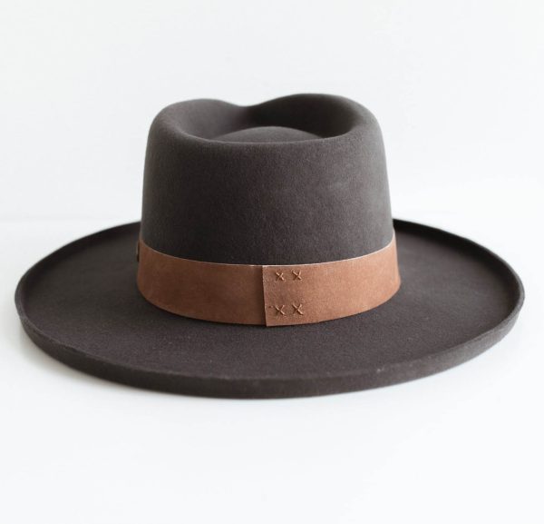 ECHO PARK FEDORA HAT-  BLACK [Fast shipping and box packing] - Image 4