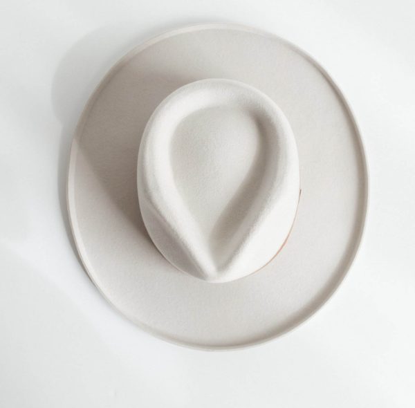ECHO PARK FEDORA HAT C IVORY - Image 7
