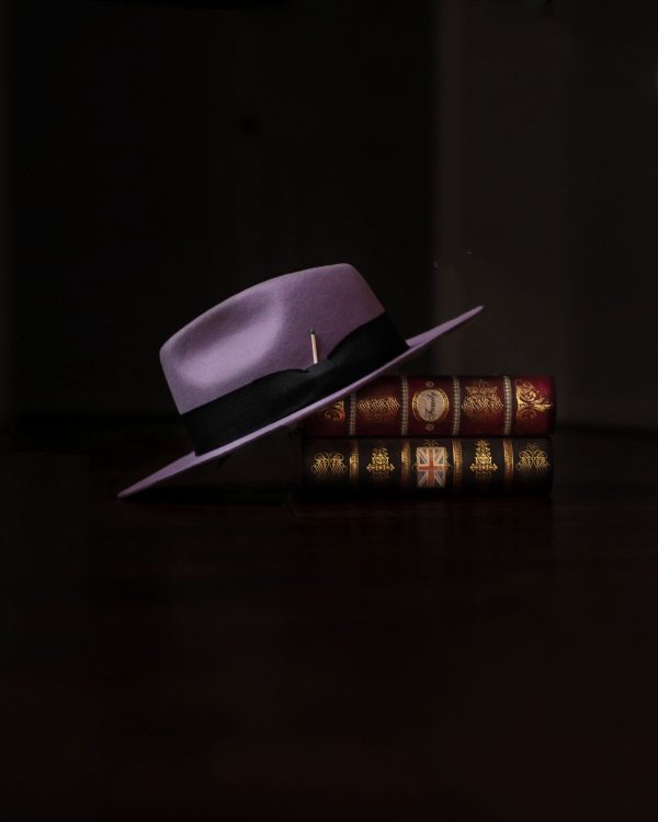 Eerguson Fedora - Lavender+Black[Fast shipping and box packing] - Image 6